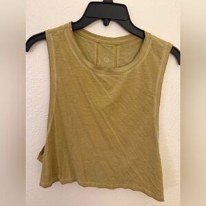 Lululemon Cropped Muscle Tank